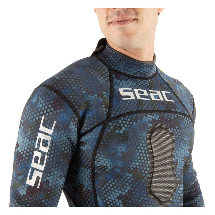 Traje de neopreno Blue Sea Hombre 1,5mm Camo XXL Seac 1-157-XXL