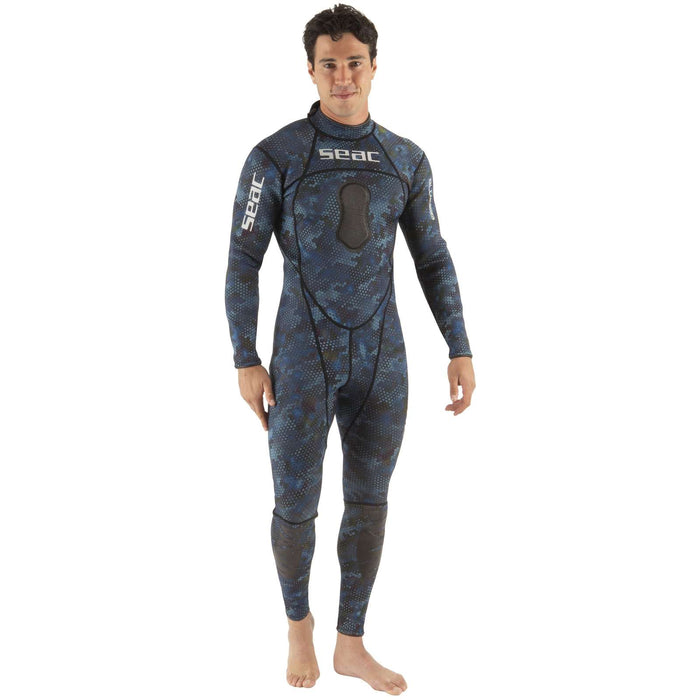 Traje de neopreno Azul Mar Hombre 1,5mm Camo XXXL Seac 1-157-XXXL