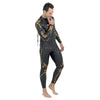 Traje de baño Energy Hombre 2mm Negro-Naranja S Seac 1-49-S