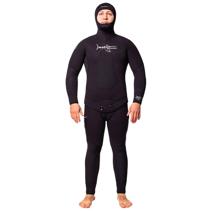 Traje de Buceo Completo Pesca Submarina Skin Negra Hombre 9mm Negro Talla XL Marlin 10975