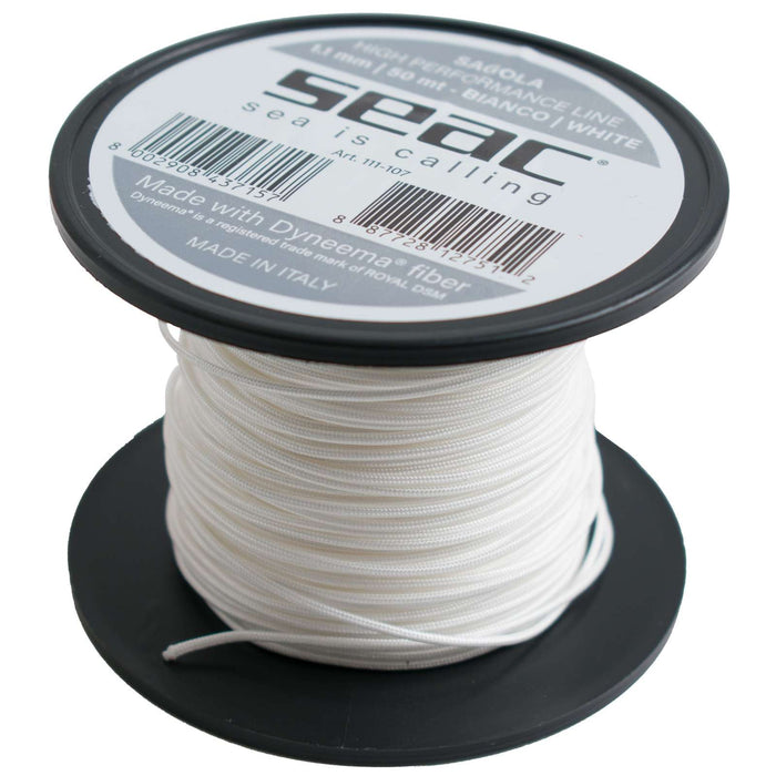 Núcleo Dyneema Blanco 50m 1,1mm Seac 111-107