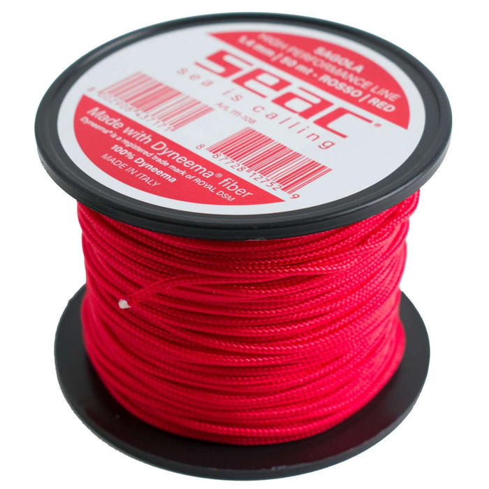 Núcleo Dyneema Rojo 50m 1,4mm Seac 111-108