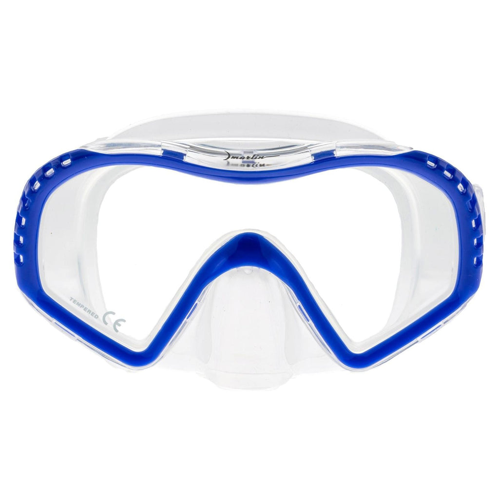 Máscara de Snorkel Look Kids Azul-Cristal Marlin 117442
