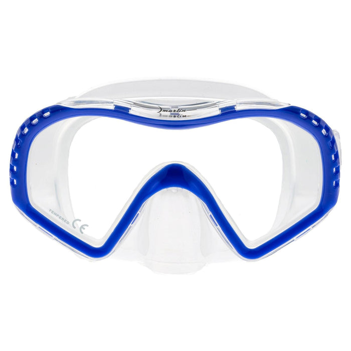Máscara de Snorkel Look Kids Azul-Cristal Marlin 117442
