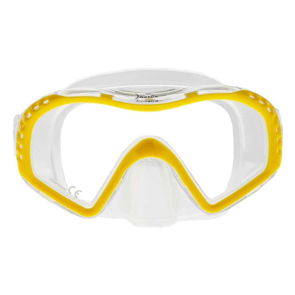 Máscara de Snorkel Look Kids Amarillo-Cristal Marlin 117444