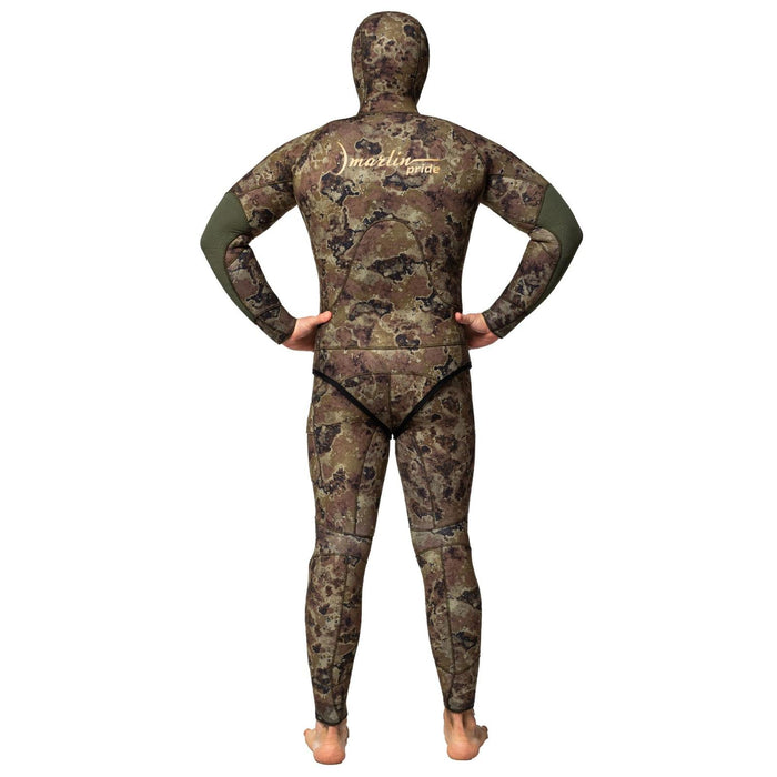 Traje de Buceo Completo para Pesca Submarina Pride 9mm Verde-Camo Talla L Marlin 117460