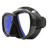 Máscara de pesca submarina Turbo negra con lentes amarillos espejados Marlin 117849