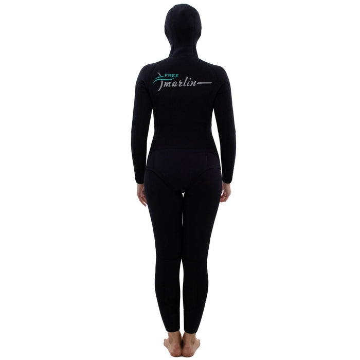 Traje de Buceo Libre Completo Mujer 5mm Negro Talla XS Marlin 118348