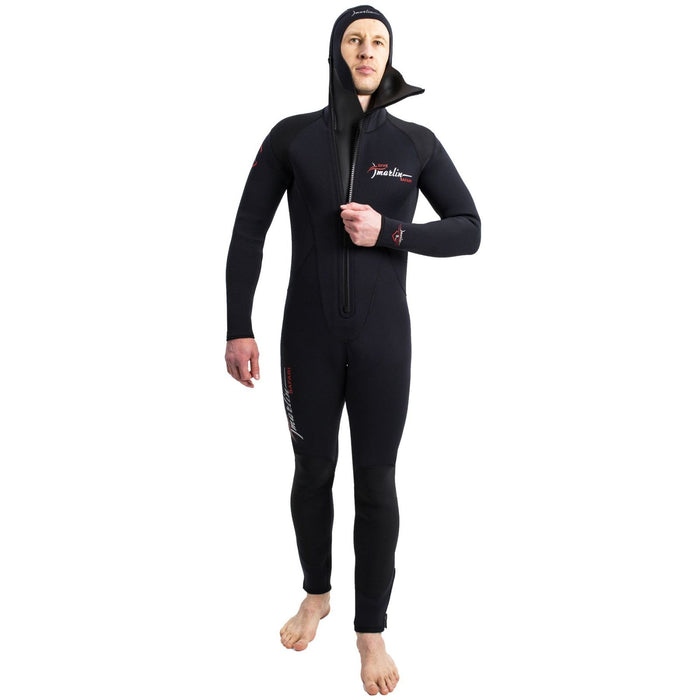 Traje de buceo con capucha Safari hombre 5mm negro talla L Marlin 118465