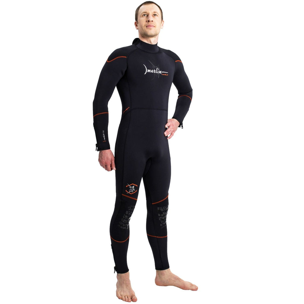 Traje de buceo completo Revolut hombre 5mm negro talla S Marlin 118504