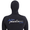 Traje de neopreno completo con capucha Freediving Ultra Man 3mm Negro Talla XL Marlin 118529
