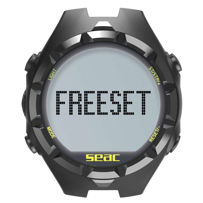 Ordenador de Apnea Freediving Hr Negro-Amarillo Seac 160-31NY