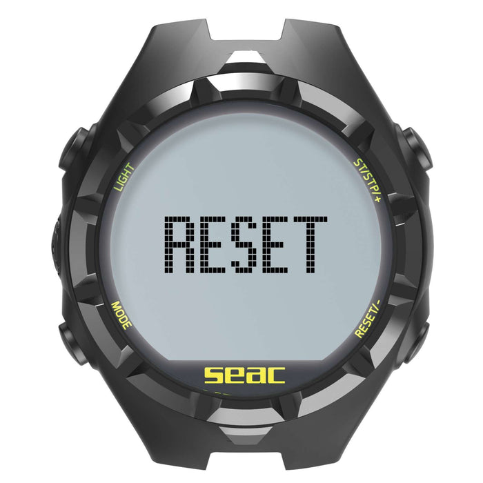 Ordenador de Apnea Freediving Hr Negro-Amarillo Seac 160-31NY