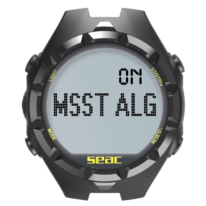 Ordenador de Apnea Freediving Hr Negro-Amarillo Seac 160-31NY