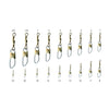 Mosquetones con Snap 12pcs Dorado №10 Expert Predator 16711