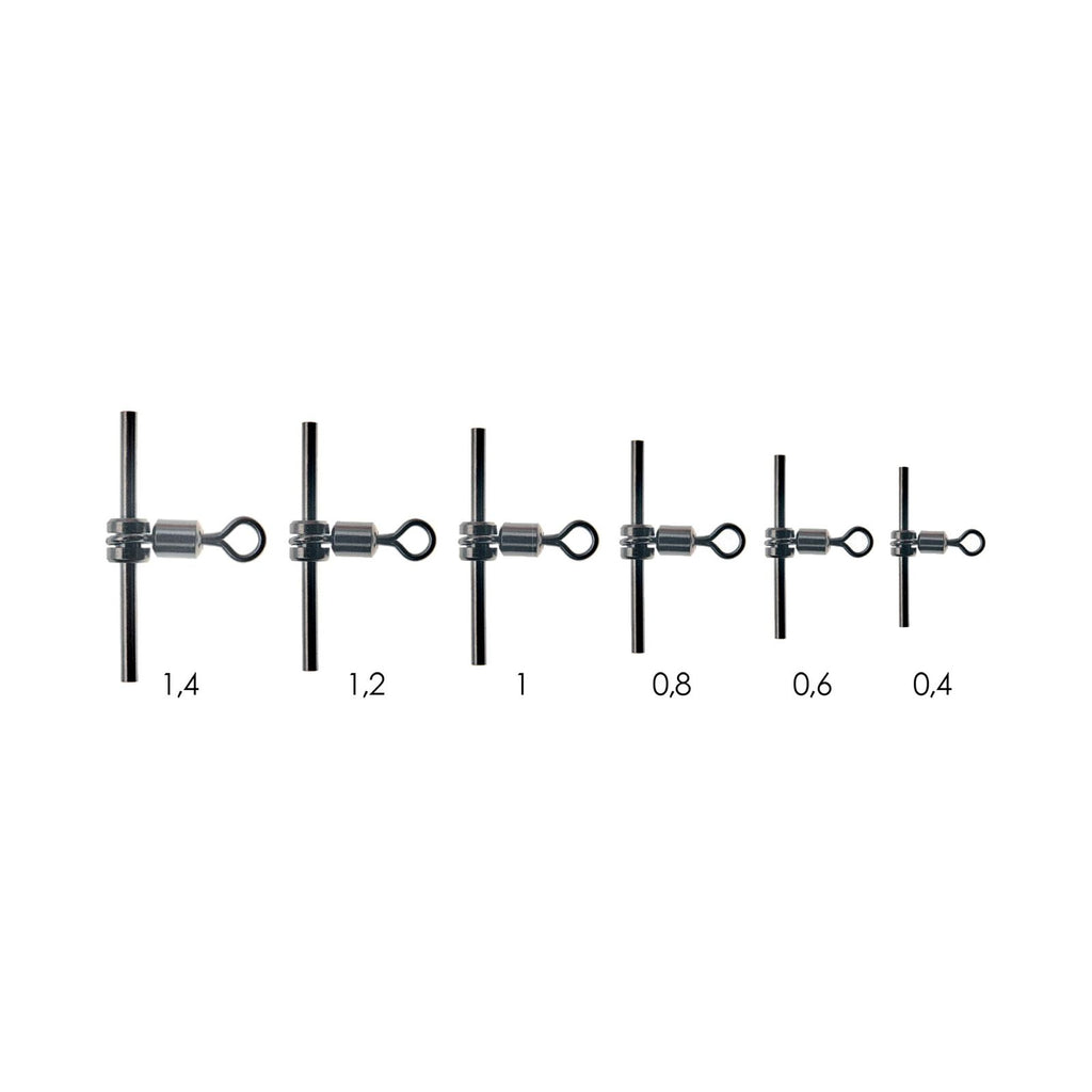 Giratorios en línea cruzada 1mm Expert Predator 18835