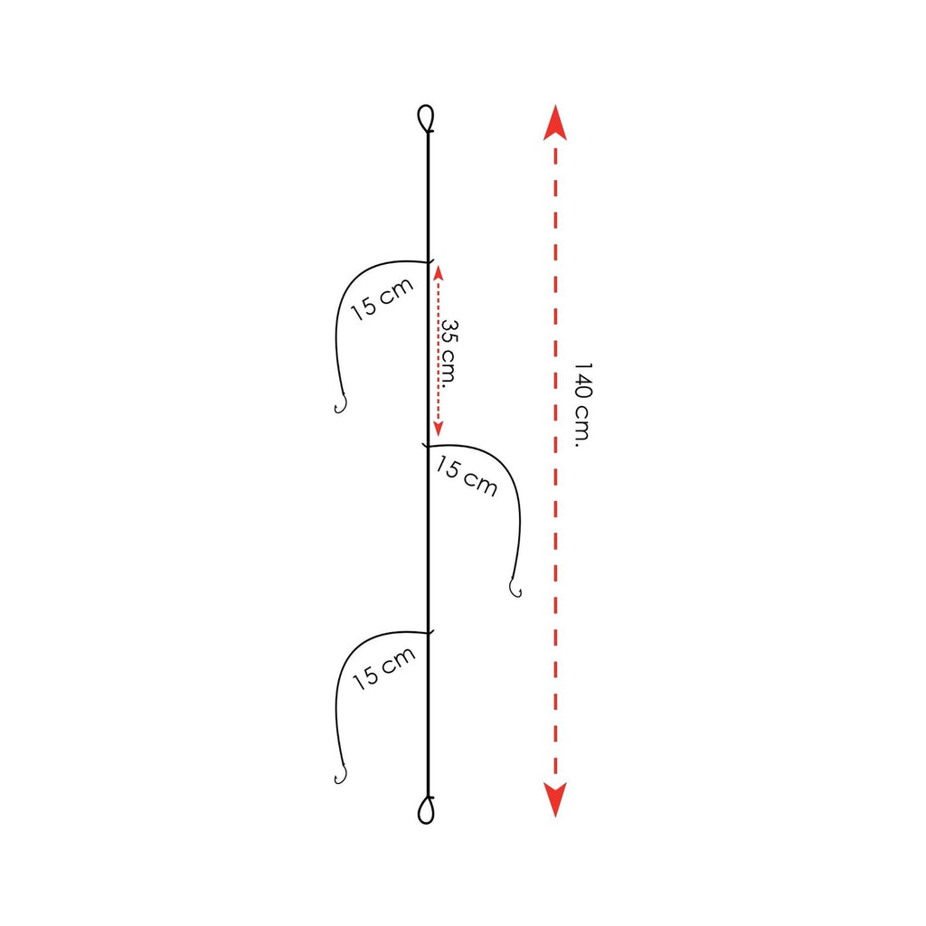 Equipos listos 3 anzuelos tamaño 6 Expert Predator 2046006