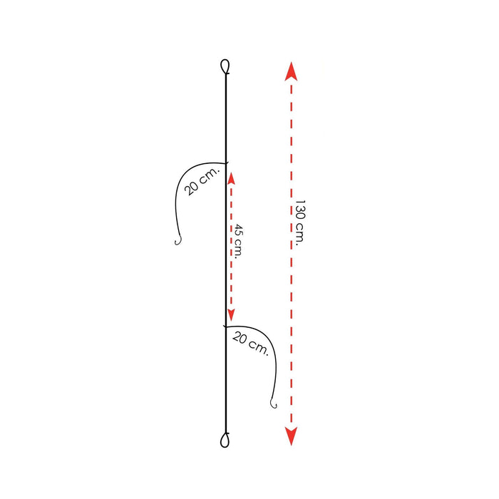 Rigs Listos 2 Ganchos Tamaño 5 Expert Predator 2046505