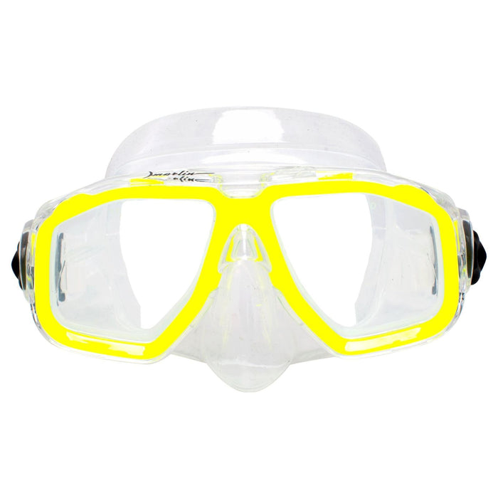 Máscara de Snorkel Junior Kids Amarillo-Cristal Marlin 213133
