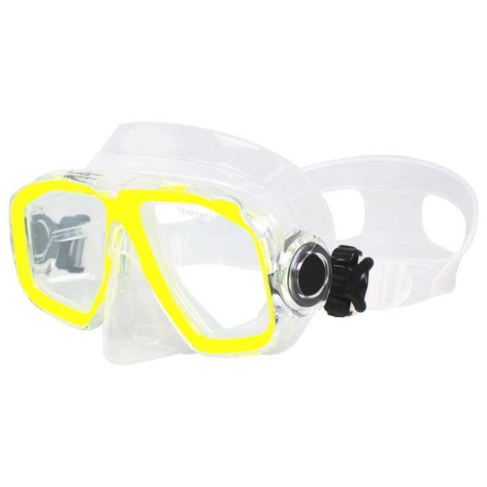 Máscara de Snorkel Junior Kids Amarillo-Cristal Marlin 213133