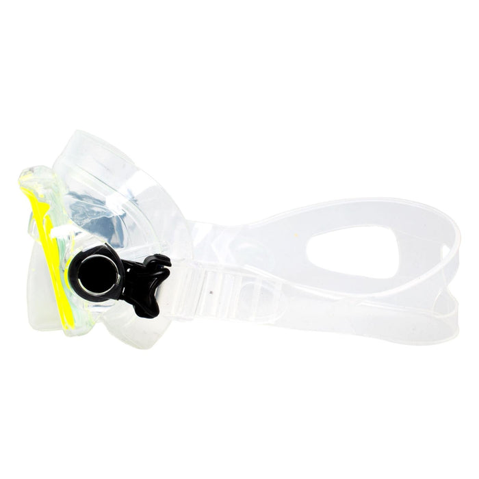 Máscara de Snorkel Junior Kids Amarillo-Cristal Marlin 213133