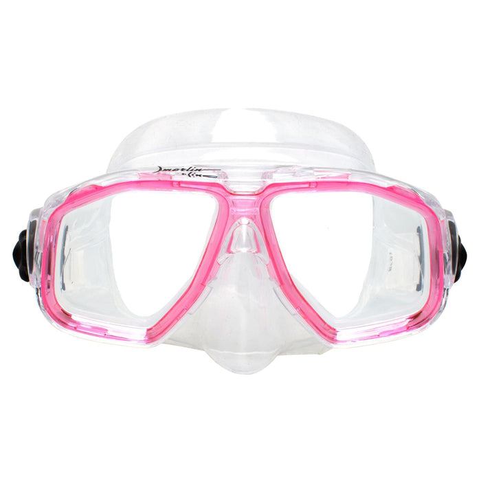 Máscara de Snorkel Junior Kids Rosa-Cristal Marlin 213134