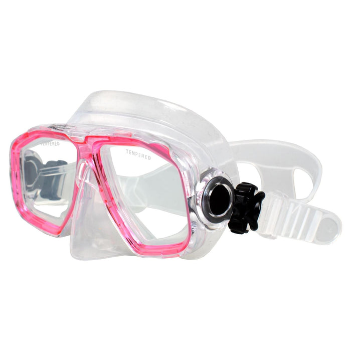 Máscara de Snorkel Junior Kids Rosa-Cristal Marlin 213134