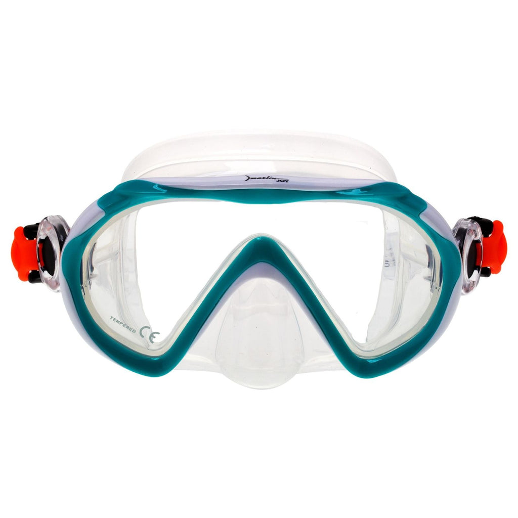 Máscara de Snorkel Joy Kids Verde-Blanco-Cristal Marlin 214173
