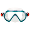 Máscara de Snorkel Joy Kids Verde-Blanco-Cristal Marlin 214173