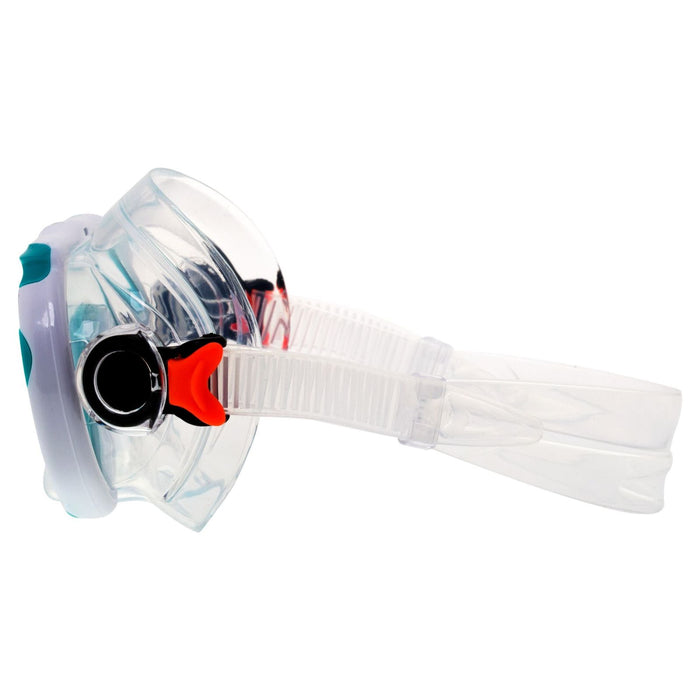 Máscara de Snorkel Joy Kids Verde-Blanco-Cristal Marlin 214173