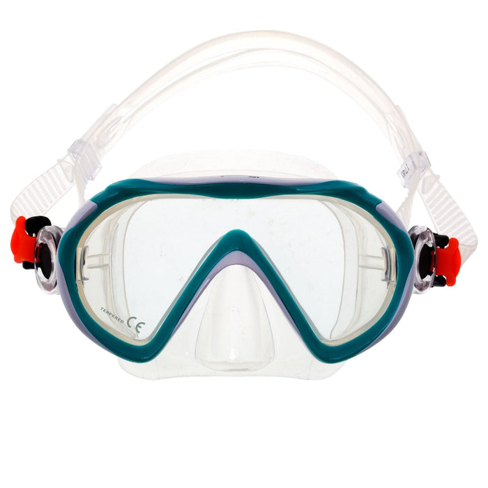 Máscara de Snorkel Joy Kids Verde-Blanco-Cristal Marlin 214173
