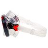 Máscara de Snorkel Joy Kids Rojo-Plata-Cristal Marlin 214174