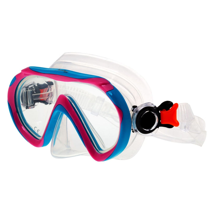 Máscara de Snorkel Joy Kids Rosa-Aqua-Cristal Marlin 214175