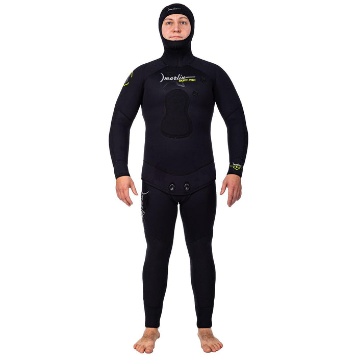Traje de Buceo Completo Pesca Submarina Pro Skiff Hombre 7mm Negro Talla M Marlin 215451