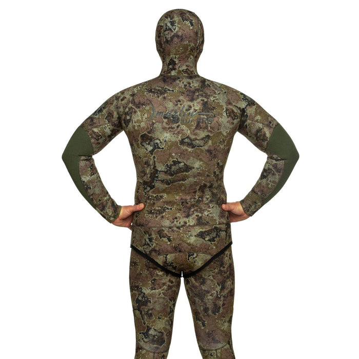 Traje de Buceo Completo para Pesca Submarina Skilur Pro 5mm Verde-Camo Talla XXXL Marlin 216469