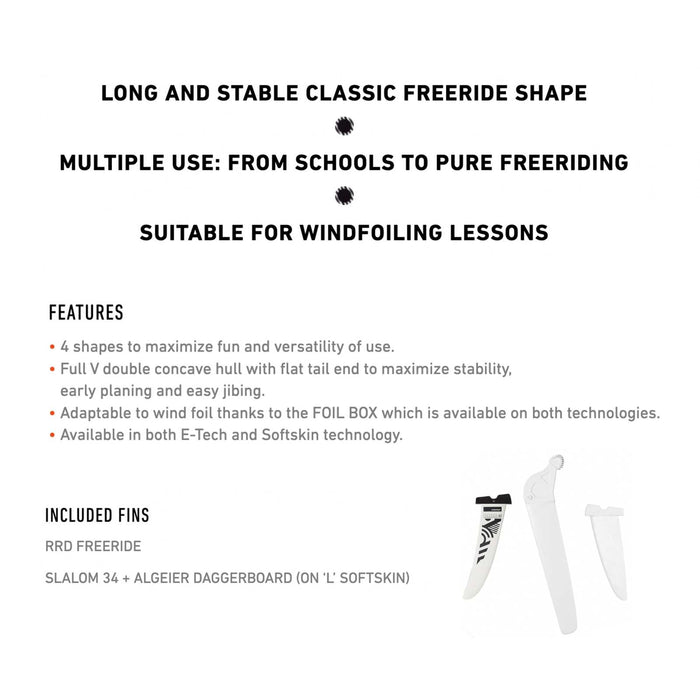 Tabla de Windsurf Evolución E-Tech 115l 242x67cm RRD 25EXSE