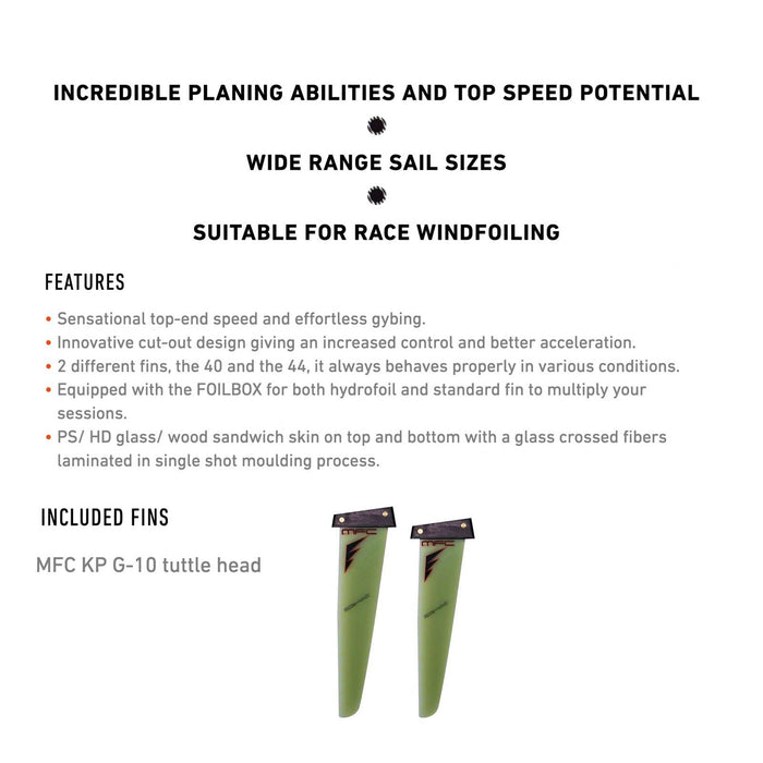 Tabla de Windsurf Fire Race Y25 120 Lte 230x75cm RRD 25FR120LTE