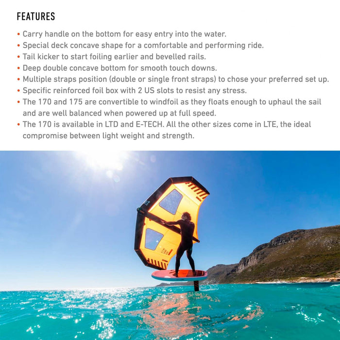 Tabla de Wing Foil Beluga Lte Y26 165x67 90l RRD 26BLG165LTE