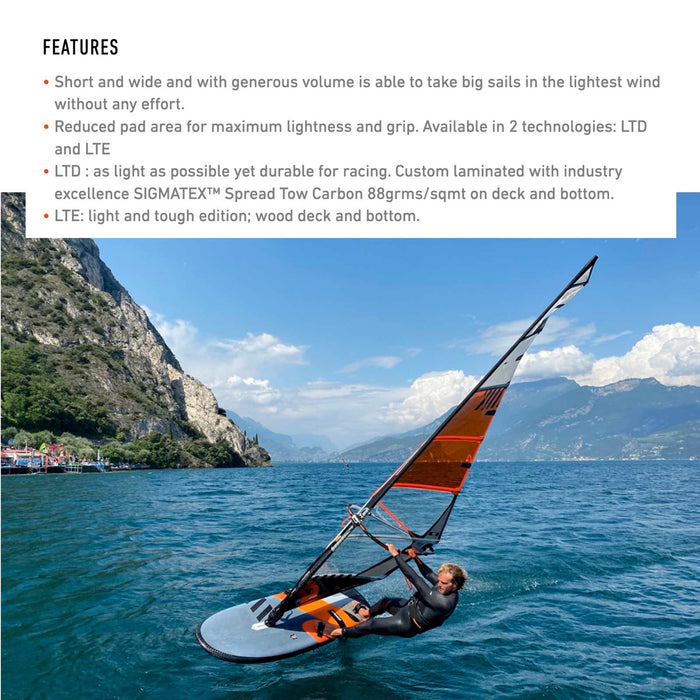 Tabla de windfoil H-Fire Pro Lte 210x81cm 144l RRD 26HF81PLTE