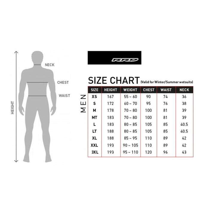 Traje de Neopreno Completo Fahrenheit Con Capucha Hombre Con Cremallera Delantera 6-4 Talla MT RRD 27FRCZ64H_MT