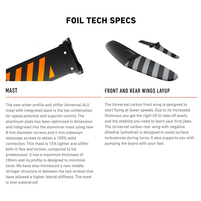 Set de hidroala Universal Alu Y27 1750-75 RRD 27USWF175075S