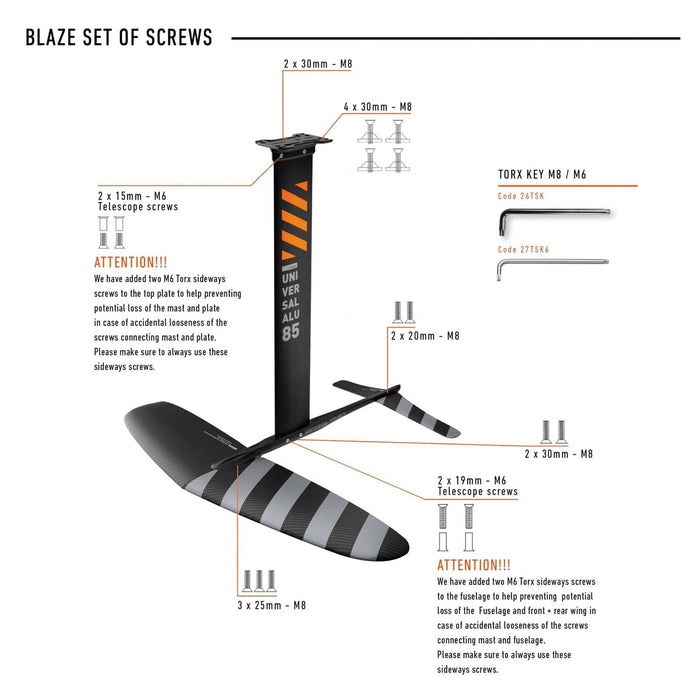 Set de hidroala Universal Alu Y27 2400-85 RRD 27USWF240085S