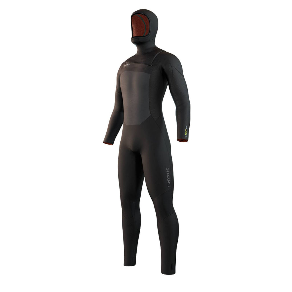 Traje de neopreno completo con capucha Voltt Hombre 6-4-3mm Cierre Frontal Negro XL Mystic 35000_220000_900_XL