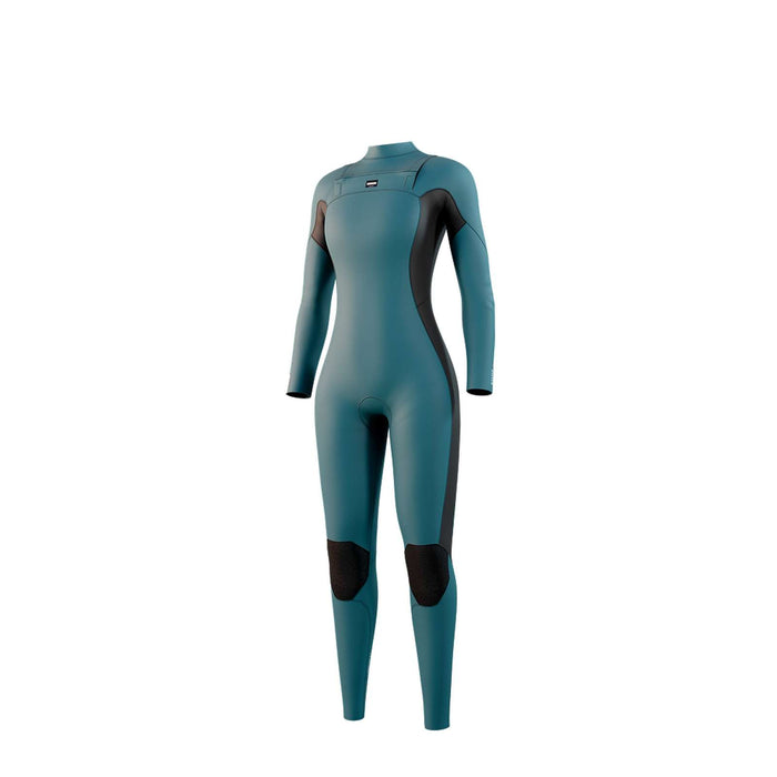 Traje de Baño Completo Haven Mujer 4-3mm Con Cremallera Doble Delante Verde Teal XL Mystic 35000_250046_695_XL