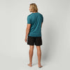 Rashvest de Surf Hombre Manga Corta Verde Azulado S Mystic 35001_250761_695_S