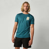 Rashvest de Surf Hombre Manga Corta Verde Azulado S Mystic 35001_250761_695_S