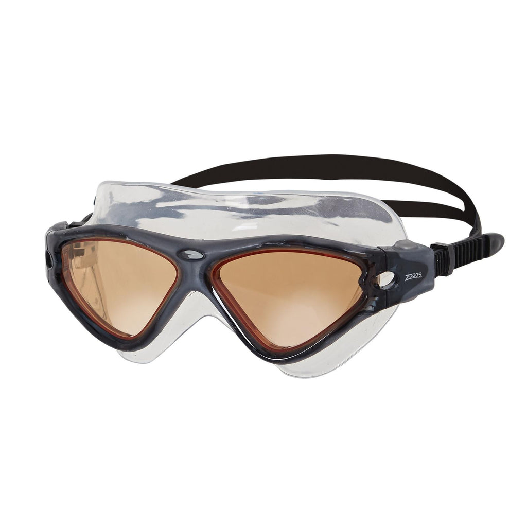 Máscara de natación tri visión gris-negro lentes con tinte-cobre Zoggs 461075GYBKTCP