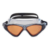 Máscara de natación tri visión gris-negro lentes con tinte-cobre Zoggs 461075GYBKTCP
