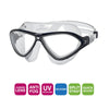Máscara de Natación Horizon Flex Claro-Negro Zoggs 461108CLBKCLR