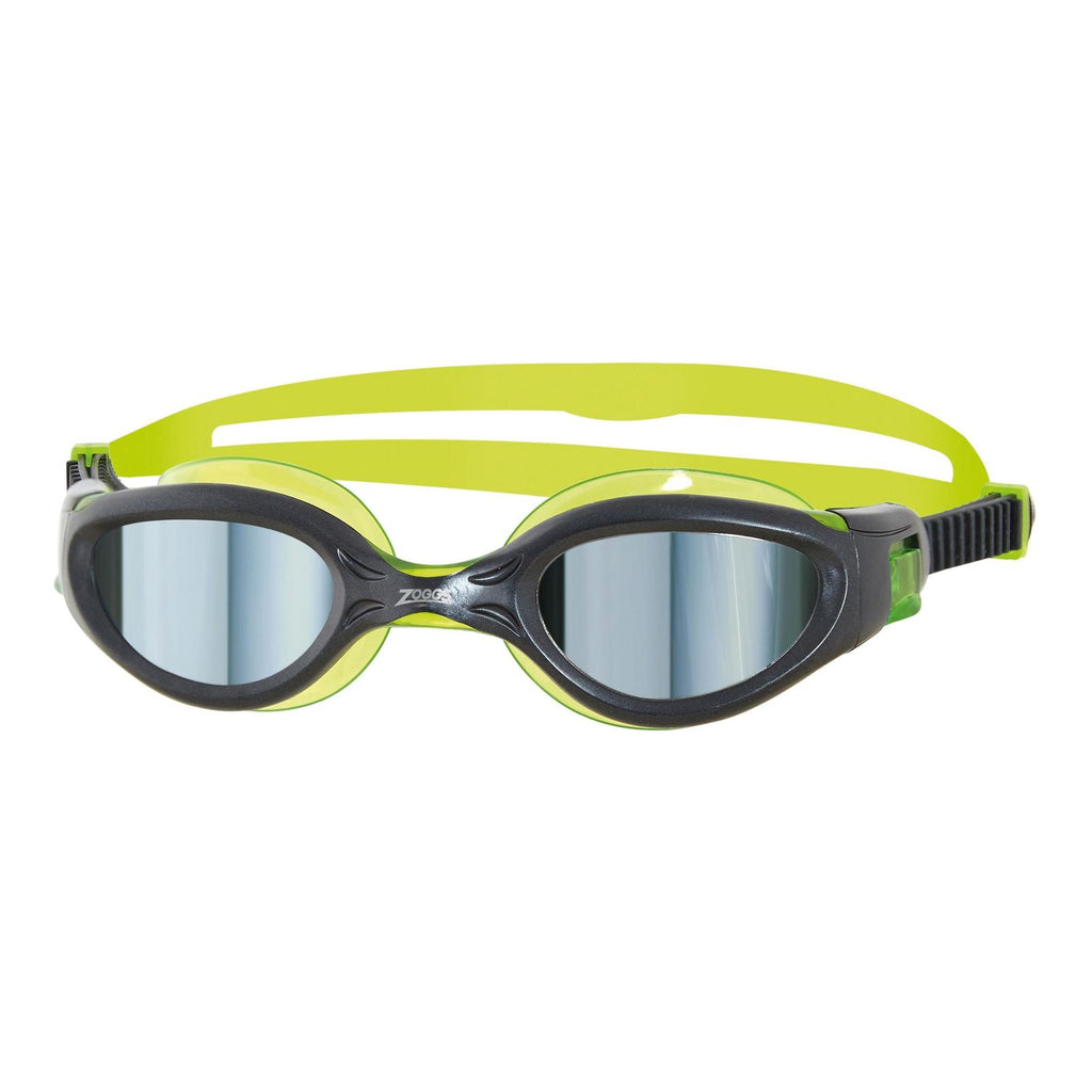 Gafas de natación Phantom Elite Espejo Junior Negro-Lima Lentes ahumadas-reflejadas Zoggs 461316BKLMMSM